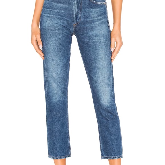 CITIZENS OF HUMANITY Charlotte Crop High Rise Straight Jeans (SIZE 32) - Picture 1 of 6